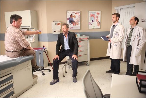 Dr House : photo Hugh Laurie, Jesse Spencer, John Scurti, Peter Jacobson
