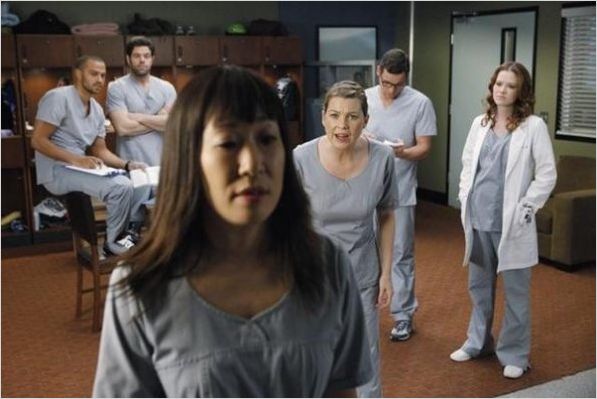Photo Ellen Pompeo, Jesse Williams, Justin Chambers, Robert Baker, Sandra Oh
