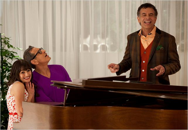 Photo Brian Stokes Mitchell, Jeff Goldblum, Lea Michele