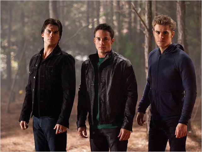 Vampire Diaries : photo Ian Somerhalder, Michael Trevino, Paul Wesley