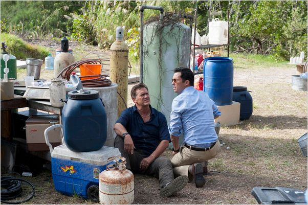 Burn Notice : photo Bruce Campbell, Jeffrey Donovan