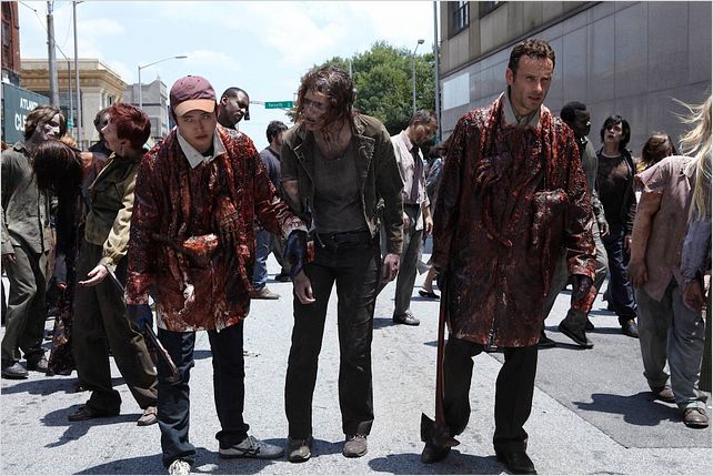 The Walking Dead : Photo Andrew Lincoln, Steven Yeun