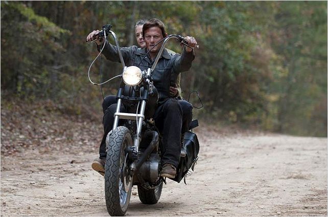 The Walking Dead : photo Melissa Suzanne McBride, Norman Reedus
