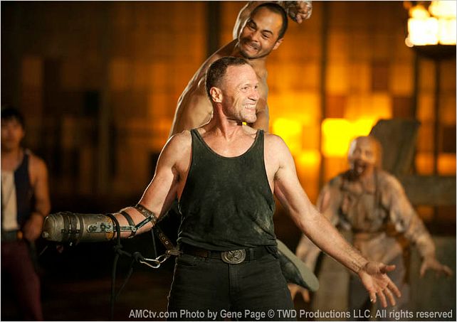 The Walking Dead : photo Jose Pablo Cantillo, Michael Rooker