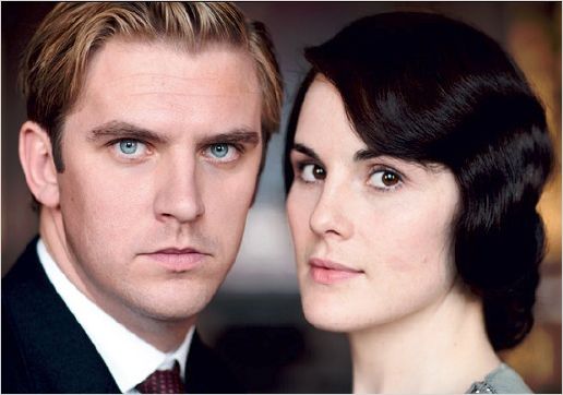 Downton Abbey : photo Dan Stevens, Michelle Dockery