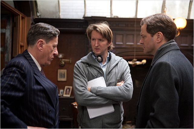 Le Discours d'un roi : photo Colin Firth, Geoffrey Rush, Tom Hooper
