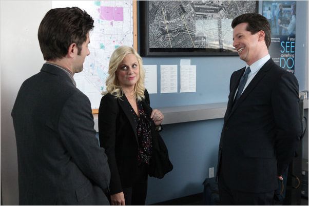 Photo Adam Scott, Amy Poehler, Sean Hayes