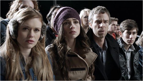 Teen Wolf : photo Crystal Reed, Holland Roden, JR Bourne
