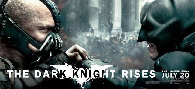 The Dark Knight Rises : Affiche Christian Bale, Christopher Nolan, Tom Hardy