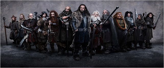 Le Hobbit : un voyage inattendu : photo Adam Brown, Aidan Turner, Dean O'Gorman, James Nesbitt, Jed Brophy