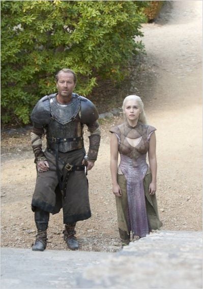 Photo Emilia Clarke, Iain Glen