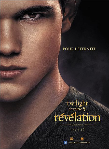 Twilight - Chapitre 5 : Révélation 2e partie : affiche Bill Condon, Stephenie Meyer, Taylor Lautner