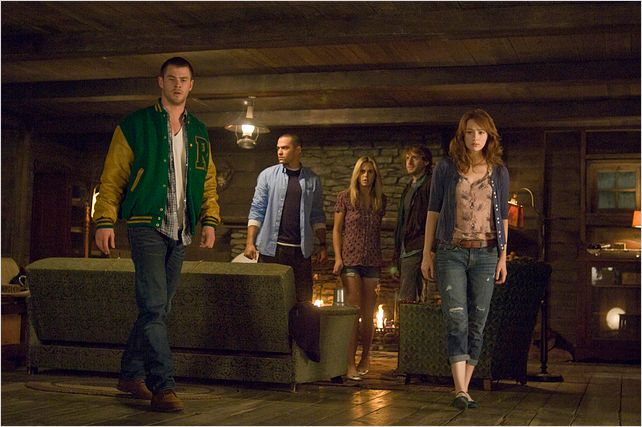 La Cabane dans les bois : Photo Anna Hutchison, Chris Hemsworth, Fran Kranz, Jesse Williams, Kristen Connolly