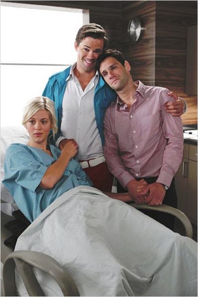 The New Normal : photo Andrew Rannells, Georgia King, Justin Bartha