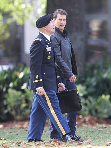 Tom Cruise sur le tournage de 