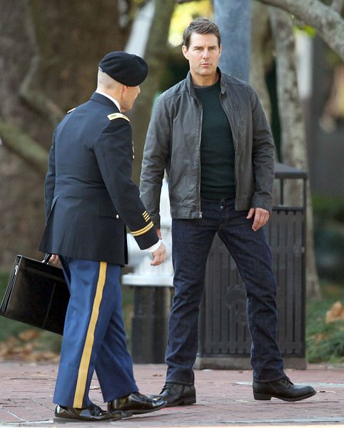 Tom Cruise sur le tournage de 