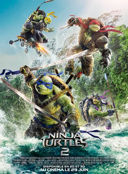 Ninja Turtles 2 - Sortie le 29 juin