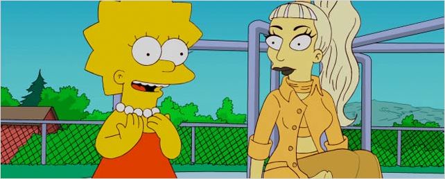 Audiences US: Lady Gaga prête main forte aux "Simpson"