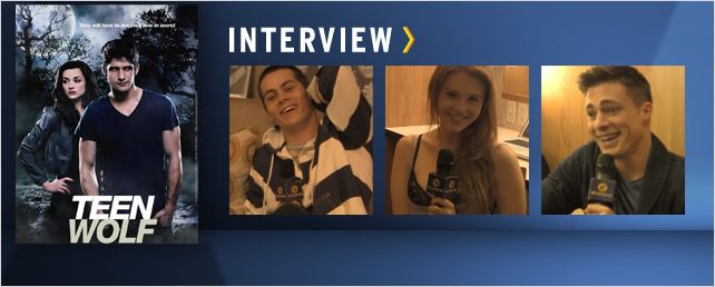 "Teen Wolf": Dylan O'Brien, Colton Haynes et Holland Roden au micro ! [VIDEO]
