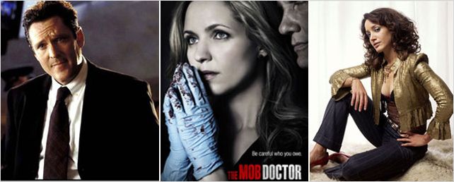 Jennifer Beals et Michael Madsen consultent le "Mob Doctor"
