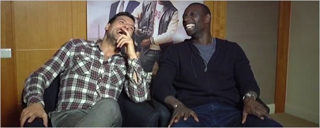"De l'autre côté du périph" : Laurent Lafitte et Omar Sy au micro ! [VIDEO]